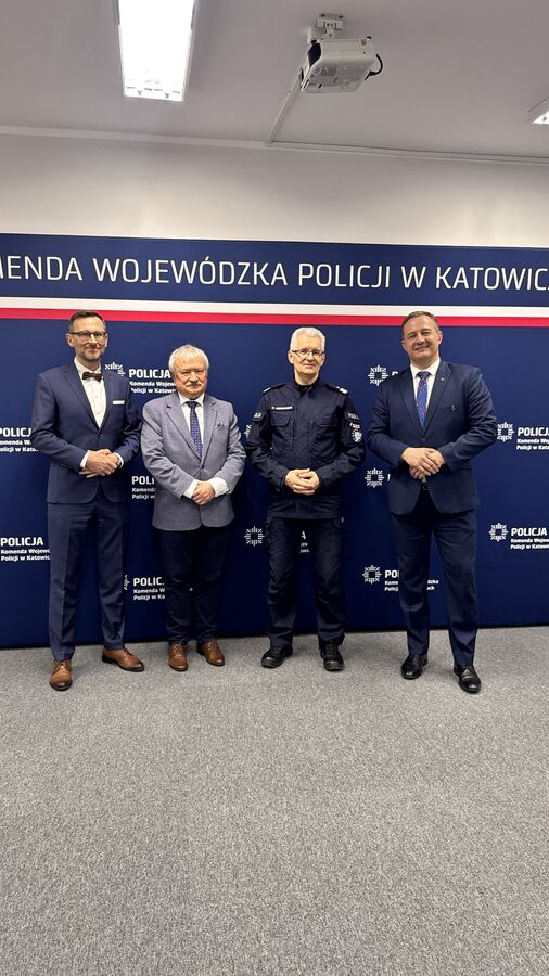 Spotkanie z Komendantem Wojewódzkim Policji w Katowicach 